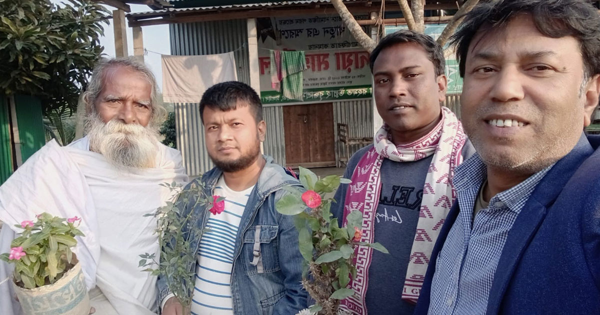 কালিহাতীতে কেন্দ্রীয় সাধু সংঘে সবুজায়নের বৃক্ষরোপণ কর্মসূচি
