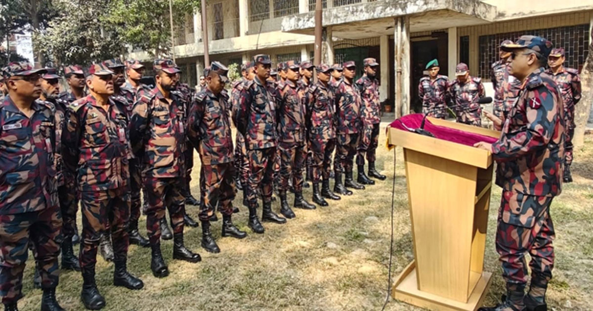 নির্বাচনে নাশকতা কঠোরভাবে দমন করবে বিজিবি: মহাপরিচালক