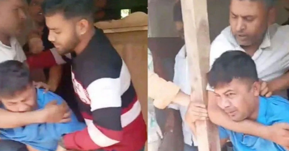 উজিরপুরে শিক্ষককে মারধরের অভিযোগ, স্বেচ্ছাসেবক দল নেতার ভিডিও ভাইরাল