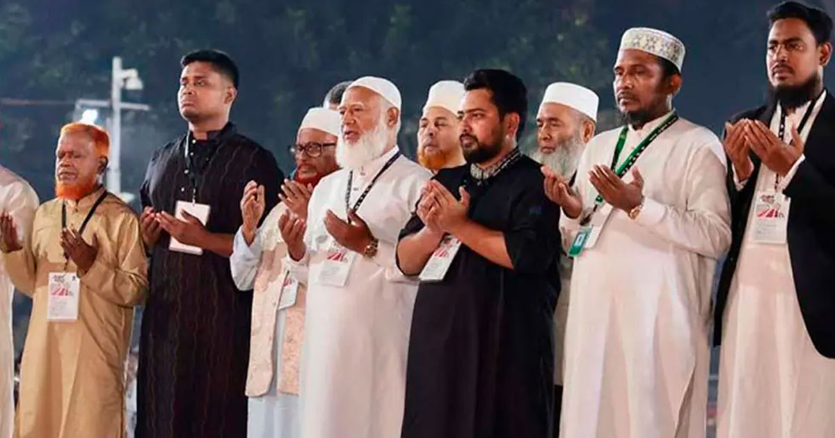 শহীদ মিনারে প্রথমবার দোয়া, অংশ নিলেন জামায়াত আমির