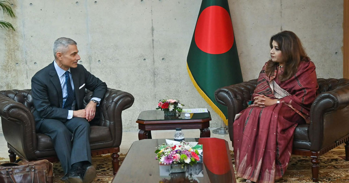 পররাষ্ট্র মন্ত্রণালয়ে পল কাপুর, বৈঠক করছেন প্রতিমন্ত্রীর সঙ্গে
