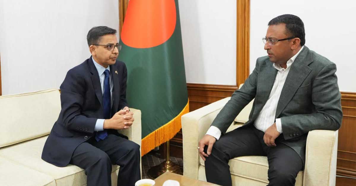 পররাষ্ট্র উপদেষ্টার সঙ্গে বাংলাদেশে নিযুক্ত ভারতের হাইকমিশনারের সাক্ষাৎ
