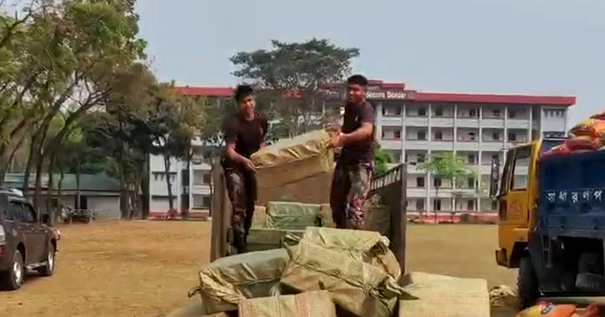 সিলেটে বিজিবির অভিযানে ২ কোটি ৪৫ লাখ টাকার চোরাচালান আটক