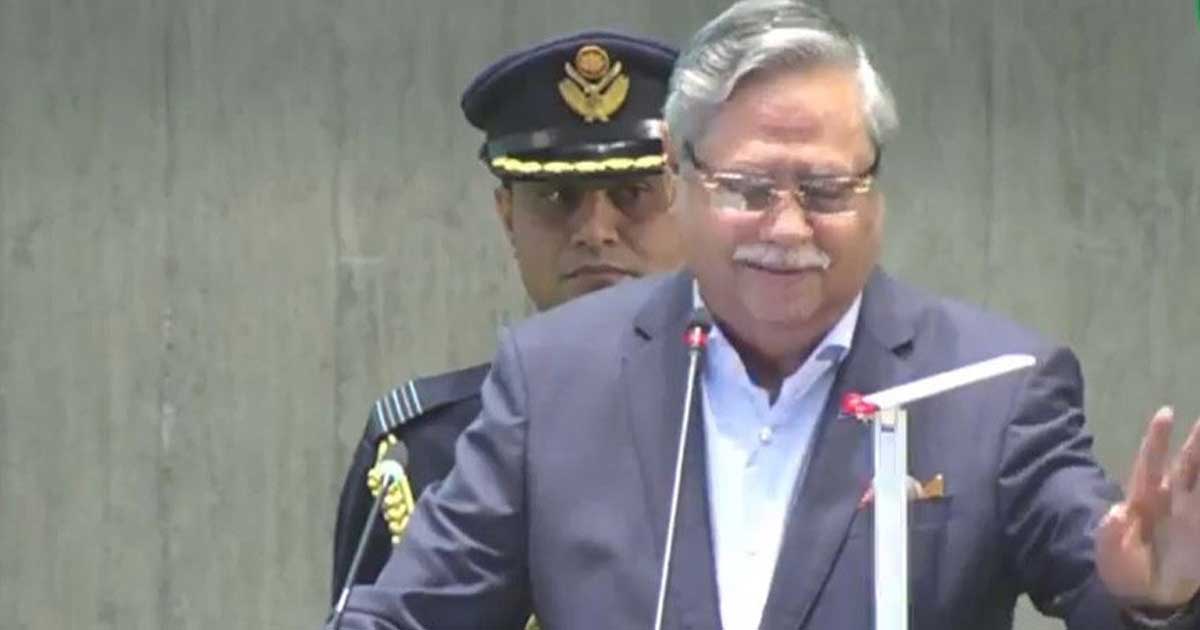 রাষ্ট্রপতির ভাষণের শুরুতেই বিরোধী দলের ওয়াকআউট