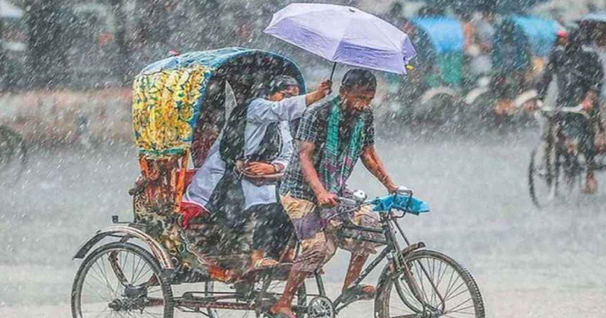 ২৪ ঘণ্টায় ঢাকায় ১৮ মিমি বৃষ্টি, আজও বজ্রসহ বৃষ্টির সম্ভাবনা