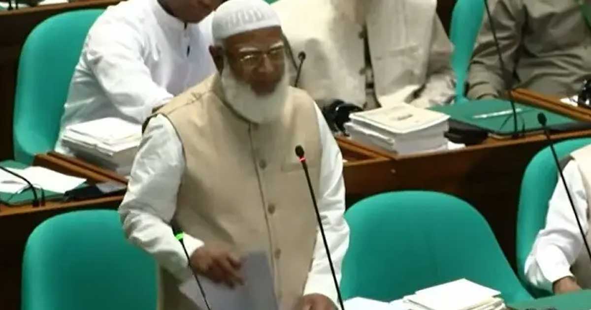প্রশ্নোত্তর পর্বে বক্তব্য, জামায়াত আমিরকে থামালেন স্পিকার