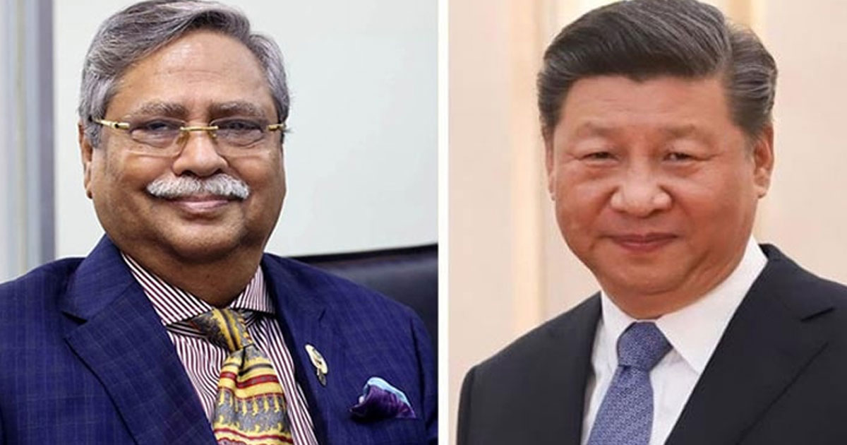 স্বাধীনতা দিবসে রাষ্ট্রপতি সাহাবুদ্দিনকে শি জিনপিংয়ের অভিনন্দন