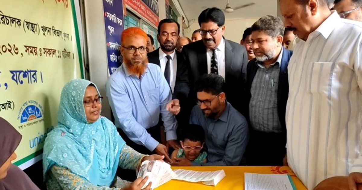 যশোরে হাম প্রতিরোধে টিকাদান কর্মসূচি শুরু