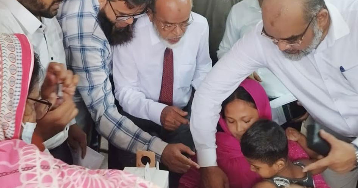 চাঁদপুরে হামের টিকাদান কর্মসূচি শুরু