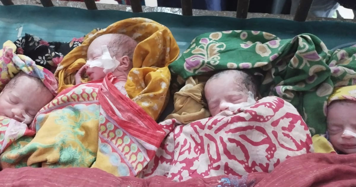 একসঙ্গে চার কন্যা সন্তানের বাবা হলেন মুয়াজ্জিন
