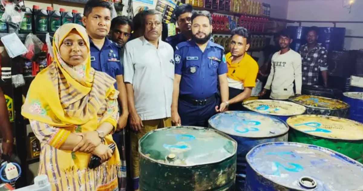 পেট্রোলে সিঁদুর মিশিয়ে নকল অকটেন তৈরি, ২ হাজার লিটার উদ্ধার