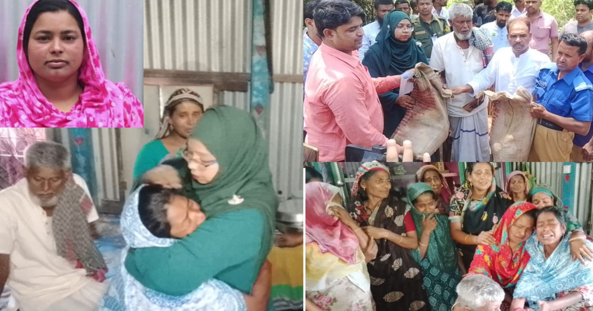 ইসরাইলি হামলায় নিহত দিপালীর বাড়িতে উপজেলা নির্বাহী কর্মকর্তা