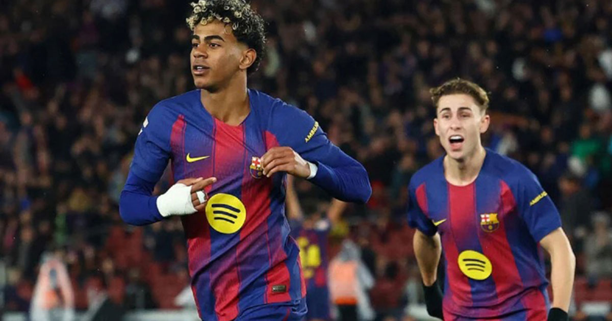 ইয়ামালের শততম ম্যাচে বার্সার দাপুটে জয়