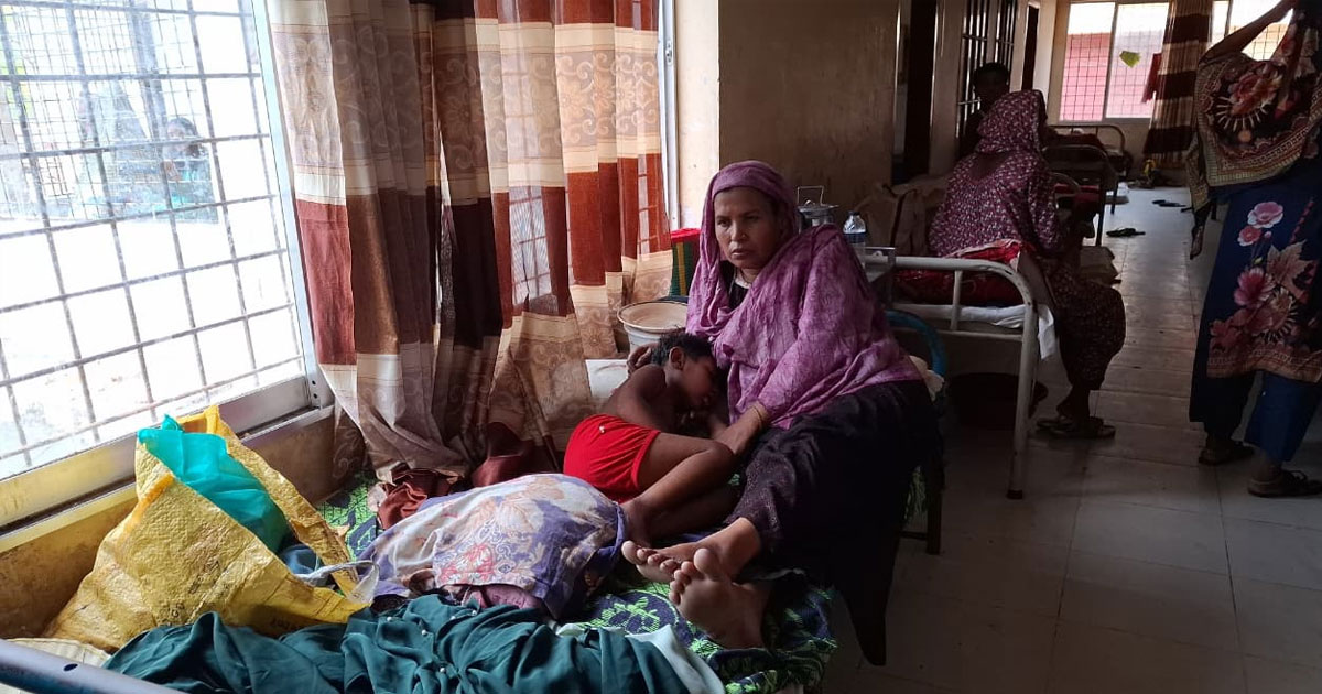 হামের উপসর্গ নিয়ে ২৪ ঘণ্টায় রাজবাড়ী সদর হাসপাতালে নতুন ৭ শিশুসহ ভর্তি ১২