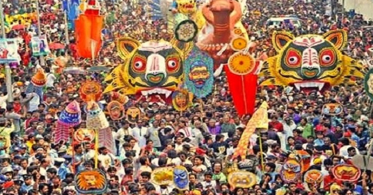 চারুপীঠ থেকে বিশ্বমঞ্চে, মঙ্গল শোভাযাত্রার বিস্তার