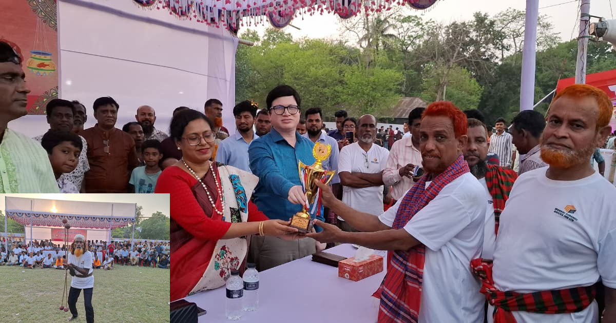 রাজবাড়ীতে নববর্ষে ঐতিহ্যবাহী লাঠিখেলা