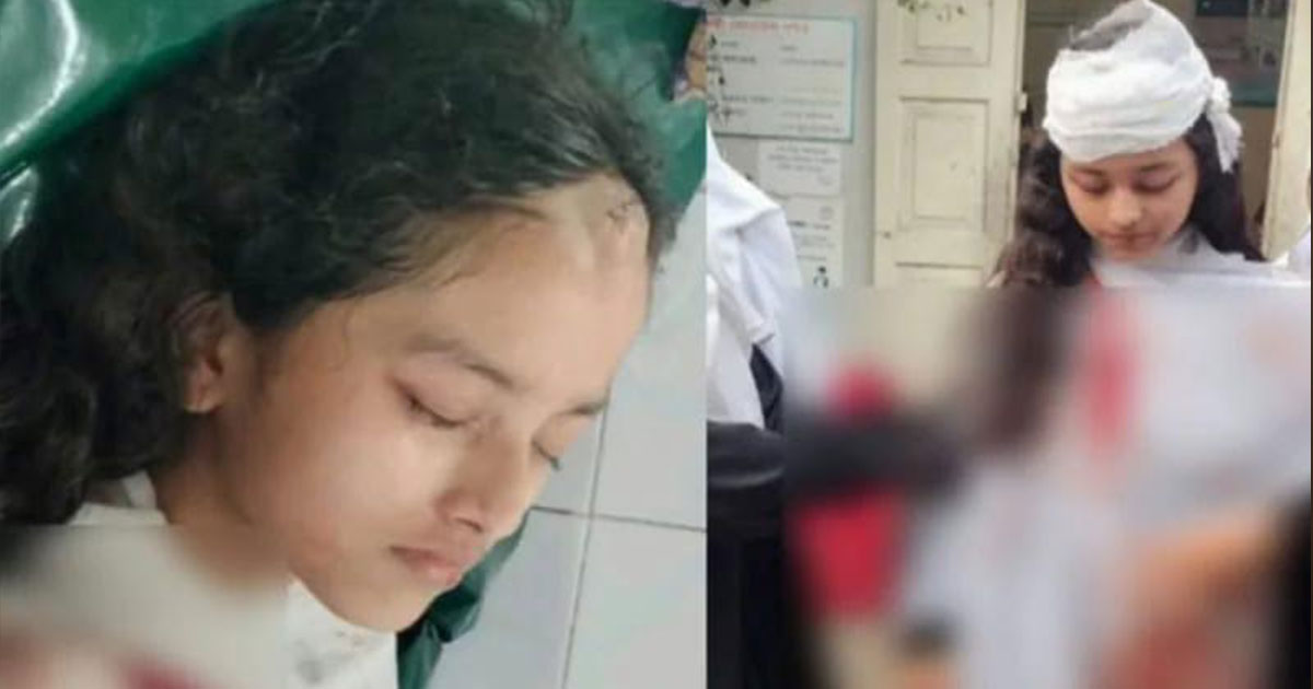 মতলবে নির্মাণাধীন ভবন থেকে ইট পড়ে মাদ্রাসাছাত্রী আহত