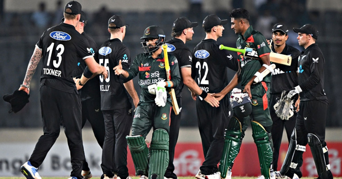 দ্বিতীয় সারির কিউইদের কাছেই হারল বাংলাদেশ