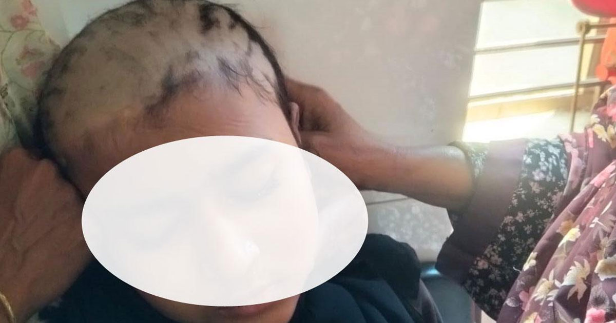 চুল কেটে তরুণী গৃহবধূকে নির্যাতন, শাশুড়ি আটক