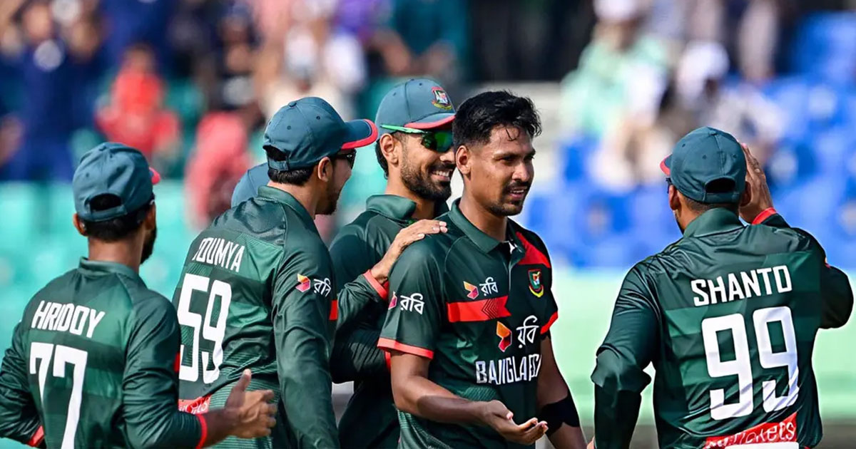 শান্তর সেঞ্চুরির পর ফাইফার মোস্তাফিজ, বাংলাদেশের সিরিজ জয়