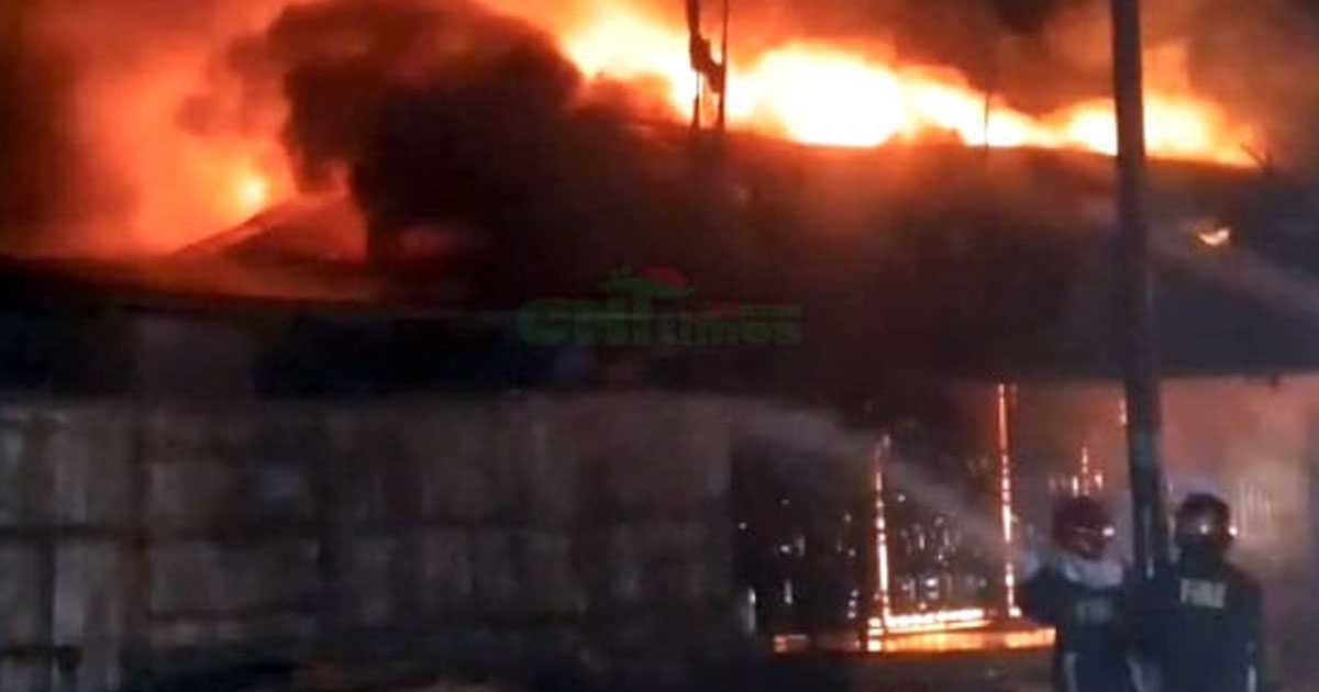 রাঙ্গামাটিতে অগ্নিকাণ্ডে তিন দোকান ভস্মীভূত