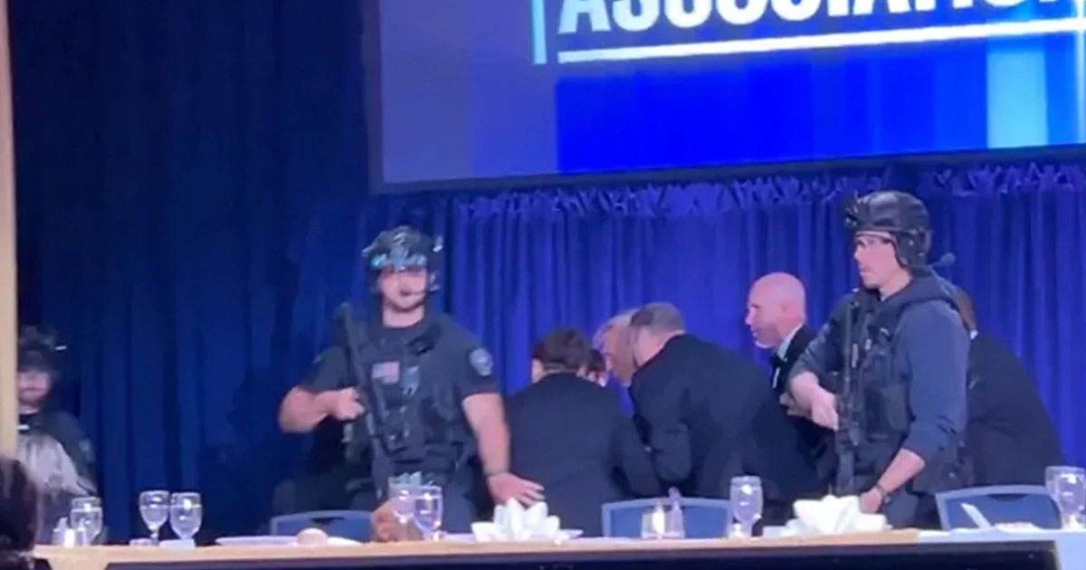 হোয়াইট হাউসে নৈশভোজে গুলির শব্দে উত্তেজনা, সন্দেহভাজন আটক