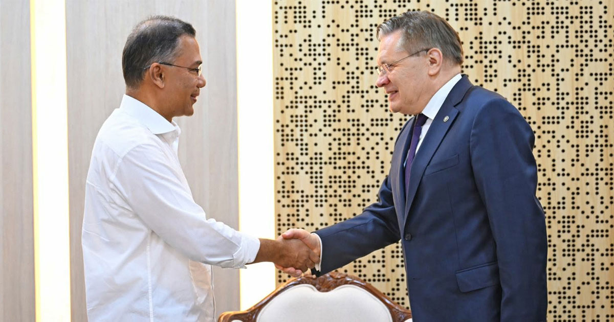 প্রধানমন্ত্রীর সঙ্গে রোসাটমের মহাপরিচালকের সাক্ষাৎ