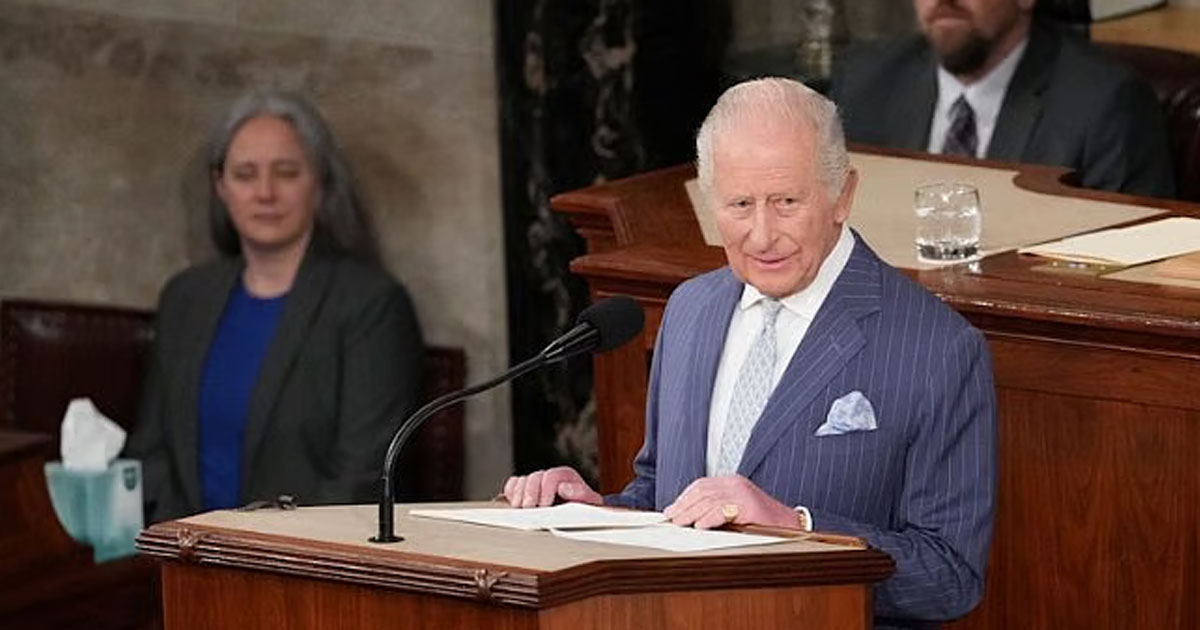 মার্কিন কংগ্রেসে ভাষণ দিলেন ব্রিটিশ রাজা চার্লস