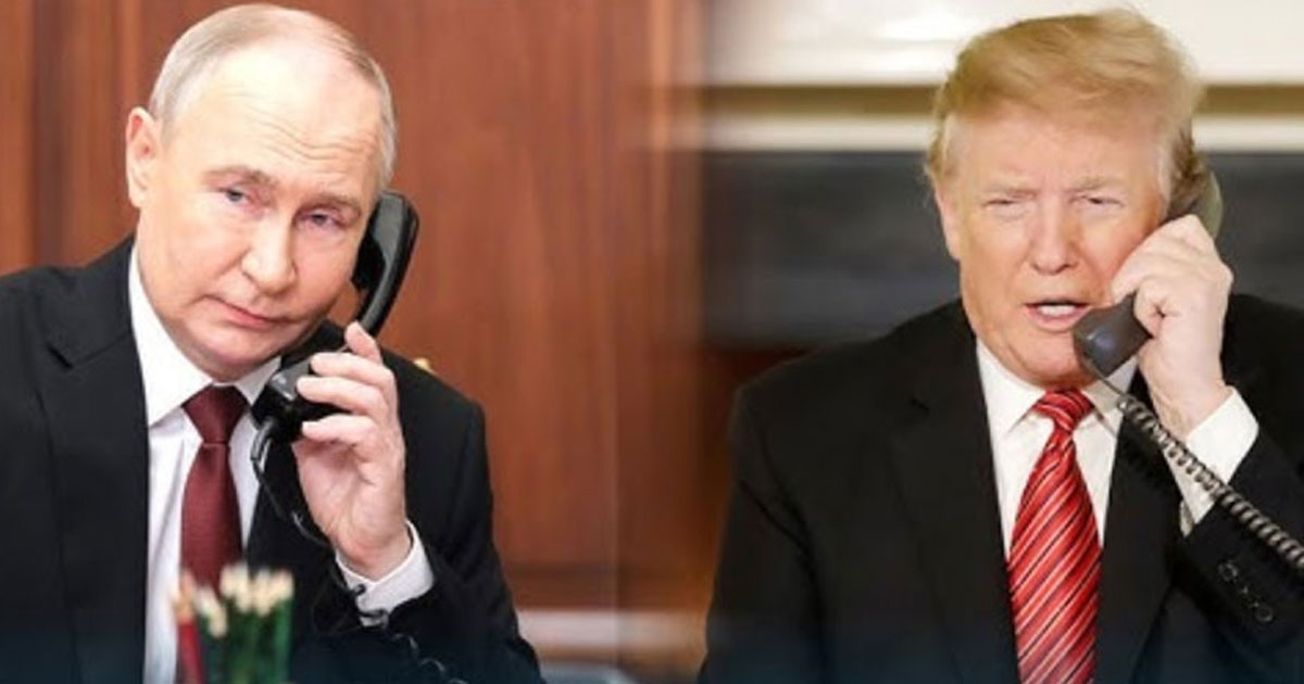 ইউক্রেন ও ইরান যুদ্ধ নিয়ে ট্রাম্প-পুতিন ফোনালাপ