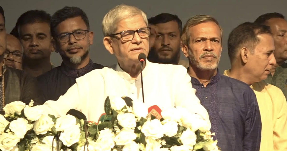 রাষ্ট্রের ভেতরে ঢুকে আমরা এখন আতঙ্কিত: মির্জা ফখরুল