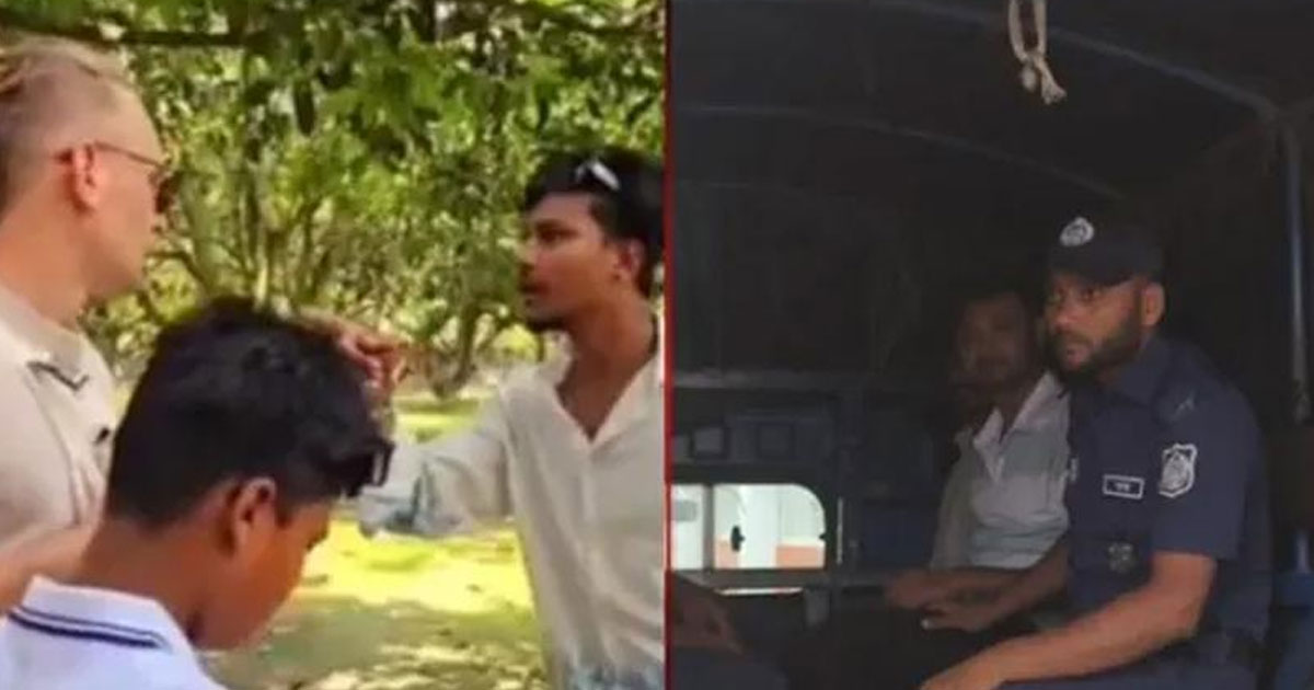 নাটোরে বিদেশি পর্যটকদের হেনস্তার ঘটনায় গ্রেপ্তার ২ টিকটকার