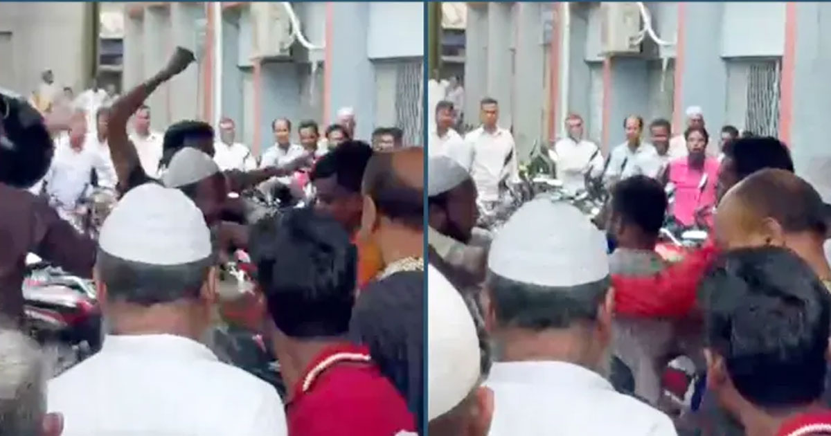পূর্বধলায় পশুর হাটের ইজারা নিয়ে বিএনপি-জামায়াতের হাতাহাতি
