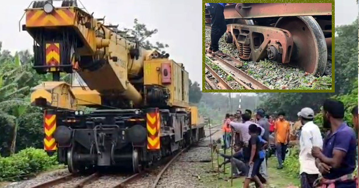 ঝিনাইদহের ট্রেনের বগি লাইনচ্যুত, ৪ ঘণ্টা পর রেল চলাচল স্বাভাবিক