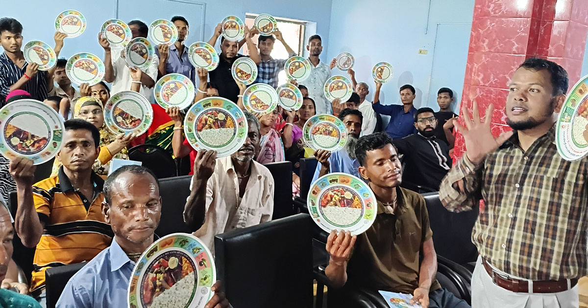 ঠাকুরগাঁওয়ে কৃষক-কৃষাণীকে ফলিত পুষ্টি বিষয়ক প্রশিক্ষণ