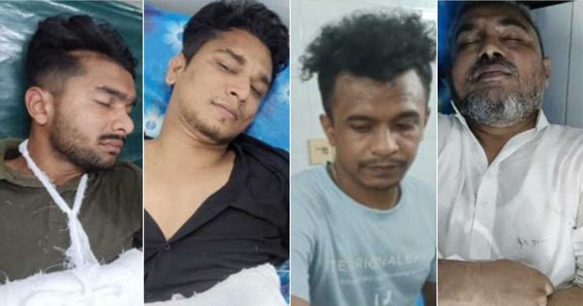 চাঁদা না দেওয়ায় ইজারাদারসহ ৬ জনকে কুপিয়ে জখম