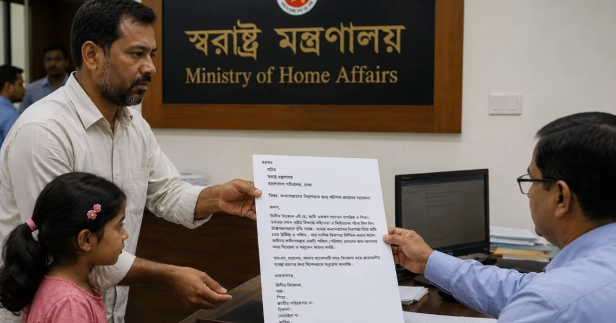 মেয়ের নিরাপত্তায় শটগানের আবেদন