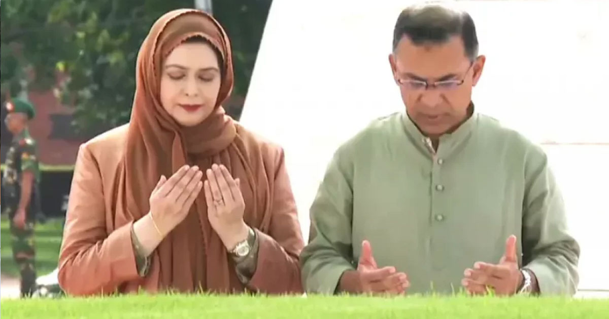 ঈদের নামাজ শেষে বাবা-মায়ের কবর জিয়ারত করলেন প্রধানমন্ত্রী তারেক রহমান