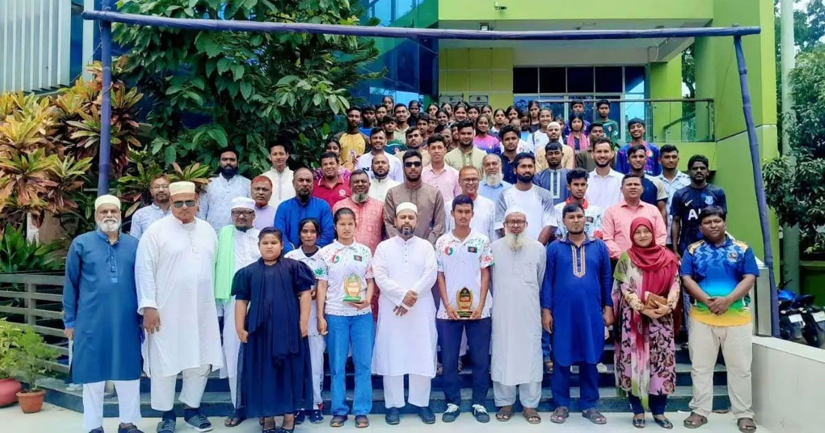 সৈয়দপুরে ক্রীড়া ব্যক্তিত্বদের সংবর্ধনা