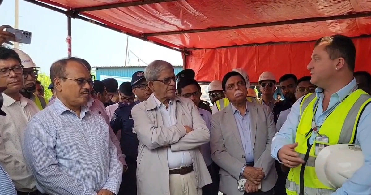 ঢাকার পানির সংকট কাটাতে বড় সুখবর দিলেন মির্জা ফখরুল