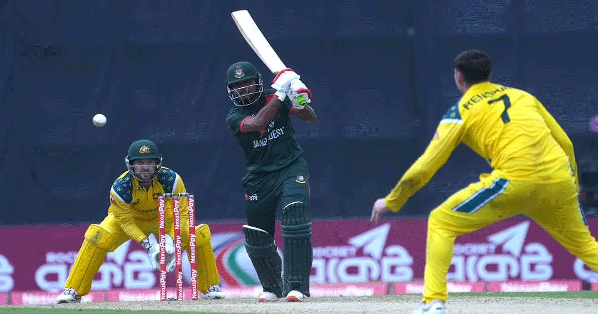 মোসাদ্দেকের ক্যারিয়ারসেরা ইনিংসে বাংলাদেশের লড়াকু সংগ্রহ