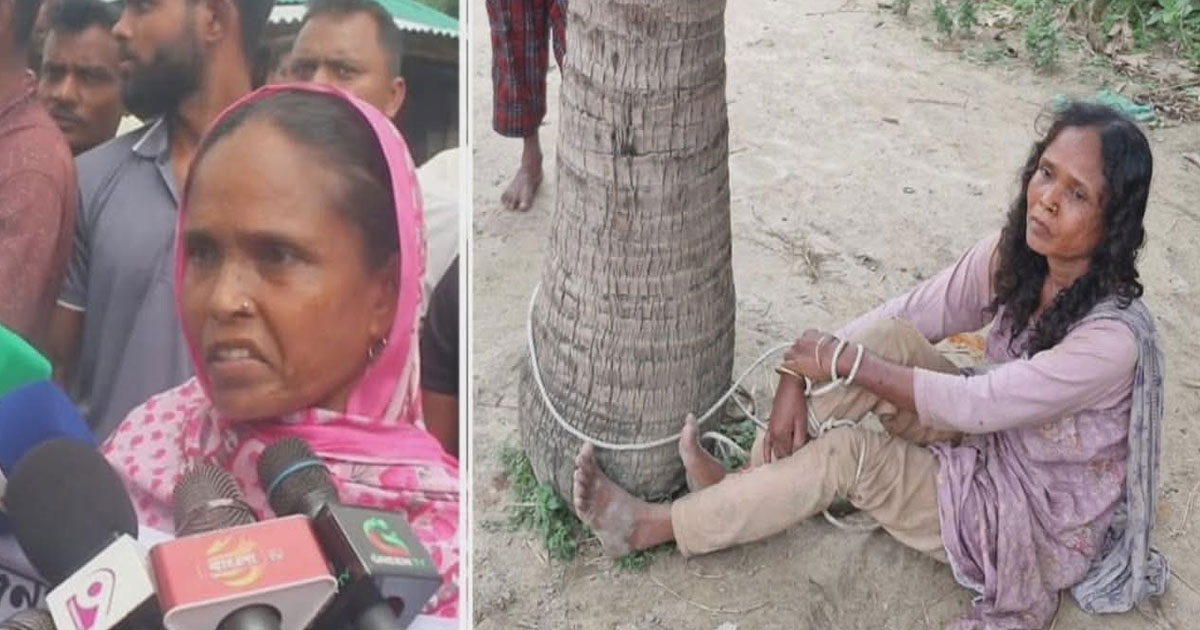 বিএনপি নেতার বিরুদ্ধে নারীকে গাছে বেঁধে নির্যাতনের অভিযোগ