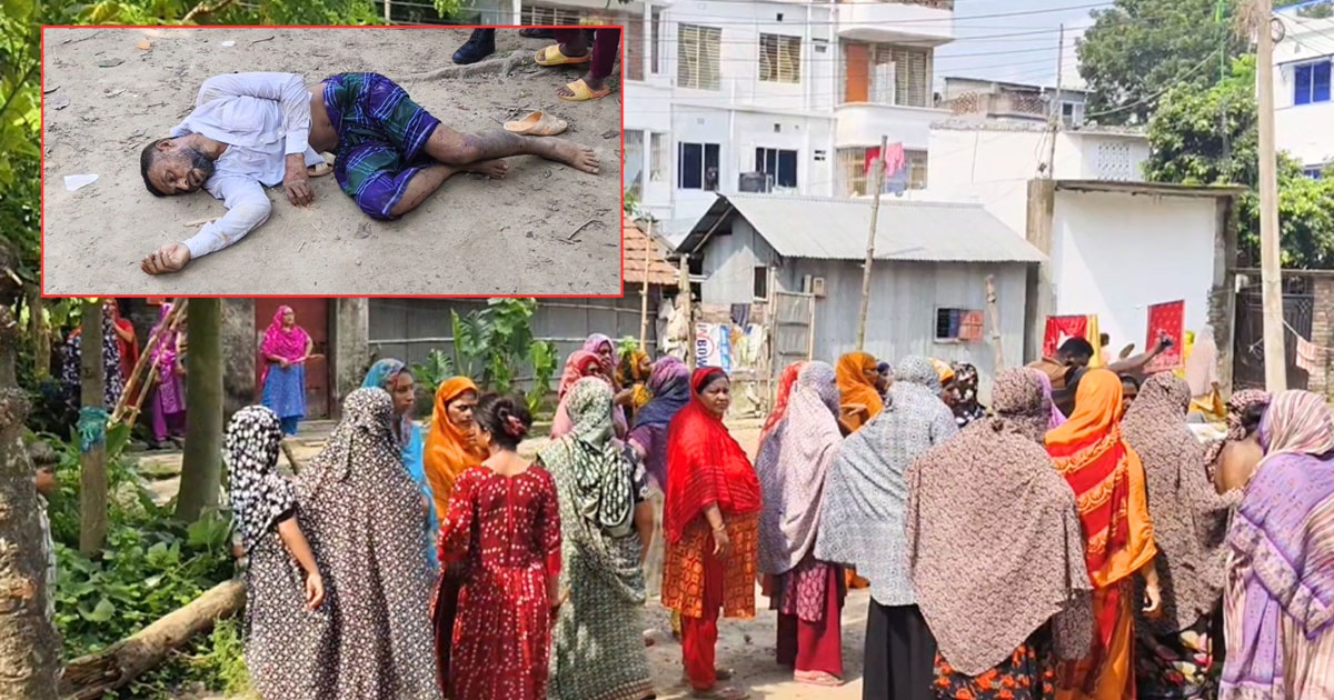 কিশোরীকে ধর্ষণ চেষ্টার অভিযোগে রিক্সা চালককে গণপিটুনি