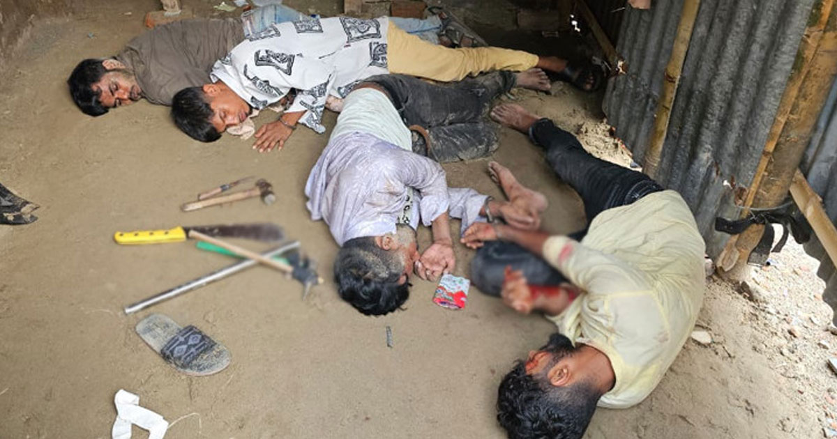 ছিনতাইকারীর হামলায় ওসি আহত, গুলিবিদ্ধ দুই