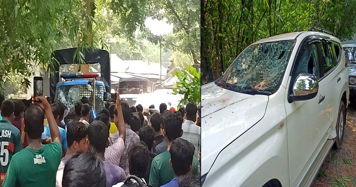 শিশুর লাশ উদ্ধার নিয়ে রণক্ষেত্র, এসপি-ওসিসহ আহত ২০, ডিসির গাড়ি ভাঙচুর