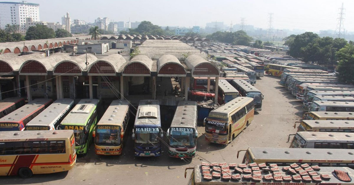 বাস টার্মিনাল ঢাকার বাইরে সরাতে কতদিন লাগবে?