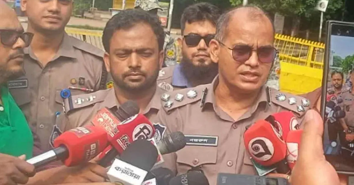 একটি দলের প্রতিষ্ঠাবার্ষিকী ঘিরে সর্বোচ্চ সতর্কতায় পুলিশ : অতিরিক্ত পুলিশ কমিশনার