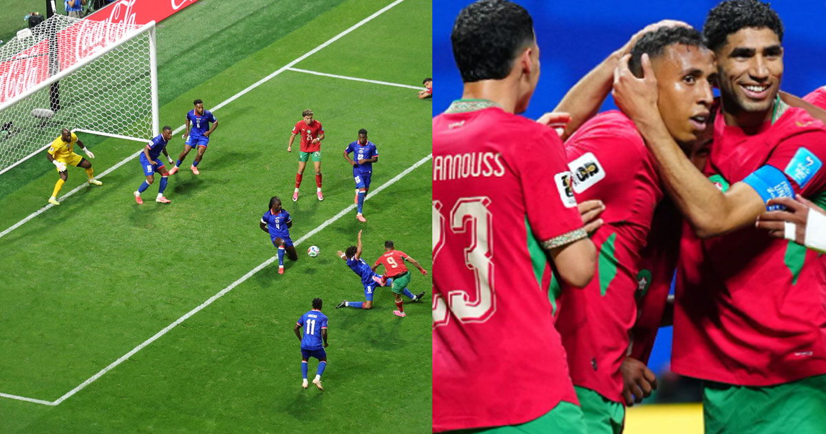 হাইতিকে ৪-২ গোলে হারিয়ে শেষ ষোলোয় মরক্কো