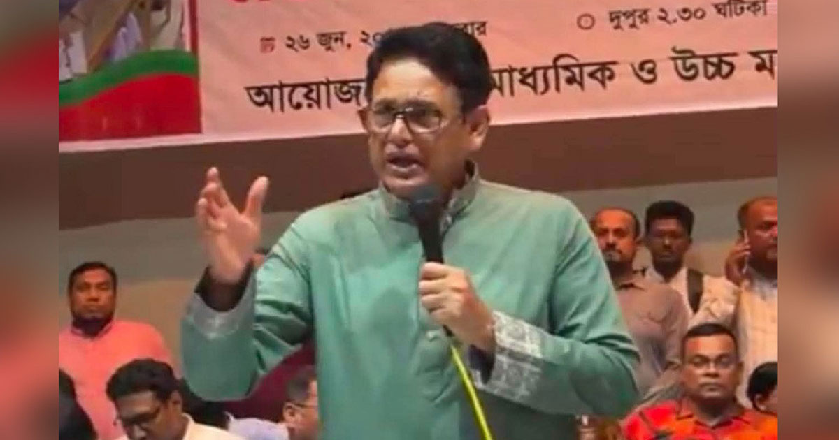 প্রশ্নপত্র ফাঁস নিয়ে গুজব ছড়ালে পুলিশ আটক করবে : শিক্ষামন্ত্রী