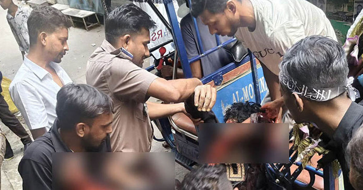 সূত্রাপুরে তাজিয়া মিছিলের সময় যুবককে কুপিয়ে হত্যা