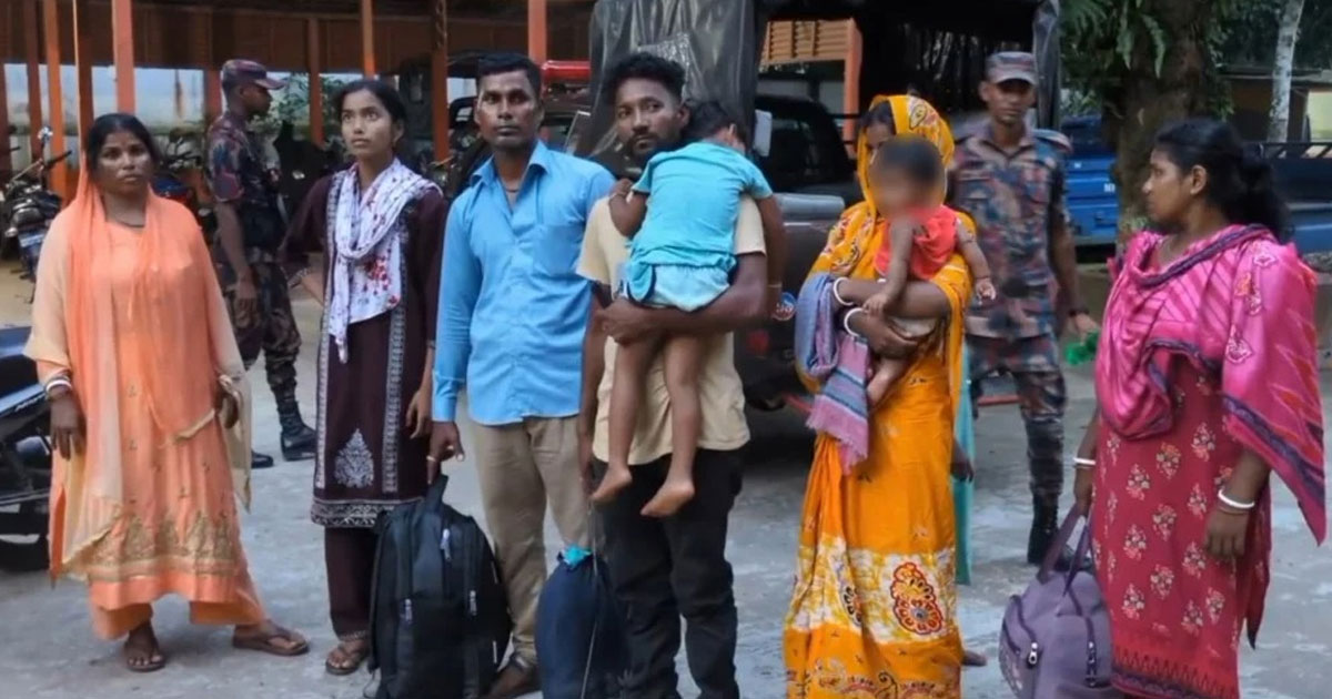শ্রীবরদী সীমান্তে ভারতে যাওয়ার চেষ্টায় ৯ বাংলাদেশি আটক